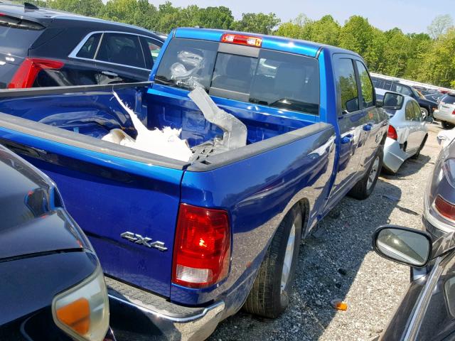 1C6RR7TT9KS596543 - 2019 RAM 1500 CLASS BLUE photo 4