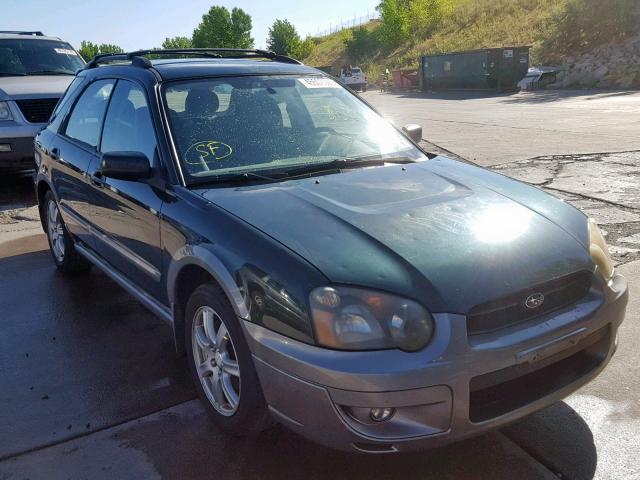 JF1GG68545H803986 - 2005 SUBARU IMPREZA OU GREEN photo 1