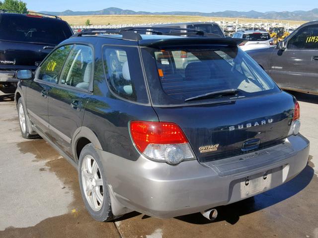 JF1GG68545H803986 - 2005 SUBARU IMPREZA OU GREEN photo 3