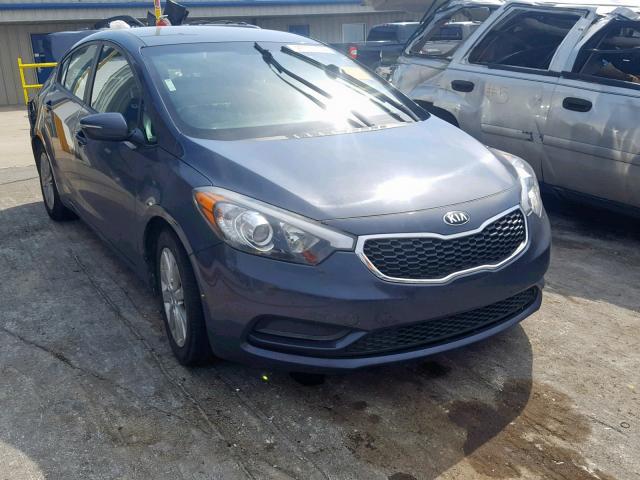 KNAFX4A67G5437634 - 2016 KIA FORTE LX BLACK photo 1