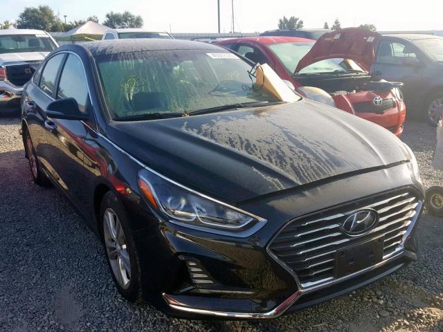 5NPE34AF8JH600485 - 2018 HYUNDAI SONATA SPO BLACK photo 1