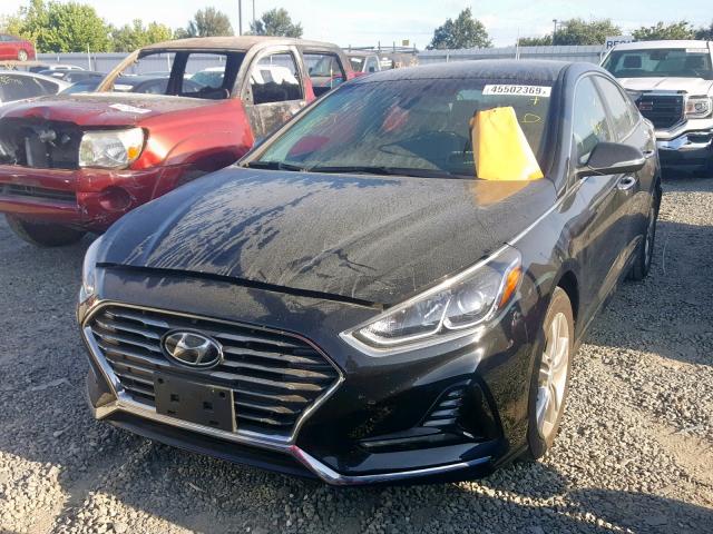 5NPE34AF8JH600485 - 2018 HYUNDAI SONATA SPO BLACK photo 2