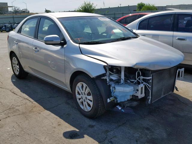 KNAFU4A23C5639001 - 2012 KIA FORTE EX SILVER photo 1