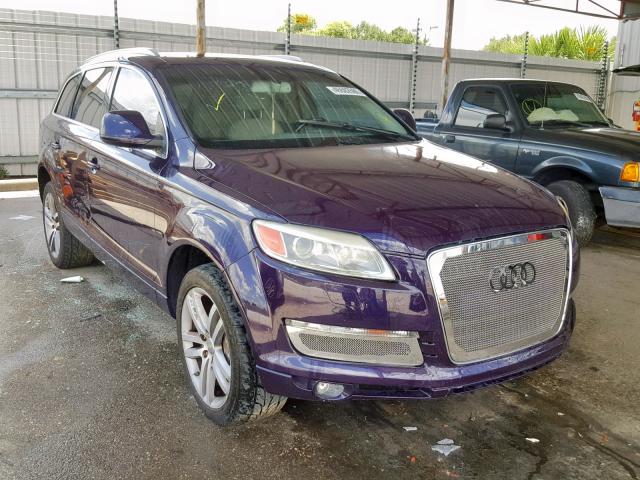 WA1BV74L17D070515 - 2007 AUDI Q7 4.2 QUA PURPLE photo 1