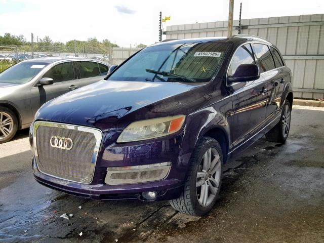 WA1BV74L17D070515 - 2007 AUDI Q7 4.2 QUA PURPLE photo 2