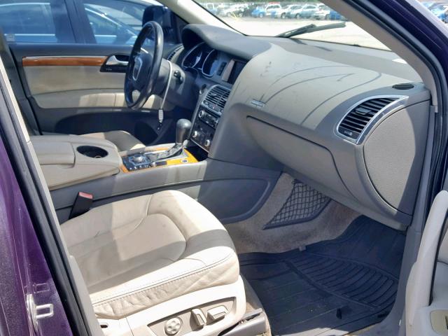 WA1BV74L17D070515 - 2007 AUDI Q7 4.2 QUA PURPLE photo 5