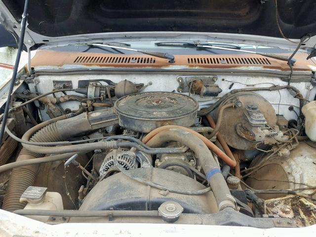 1B7GG23X2PS149457 - 1993 DODGE DAKOTA WHITE photo 7