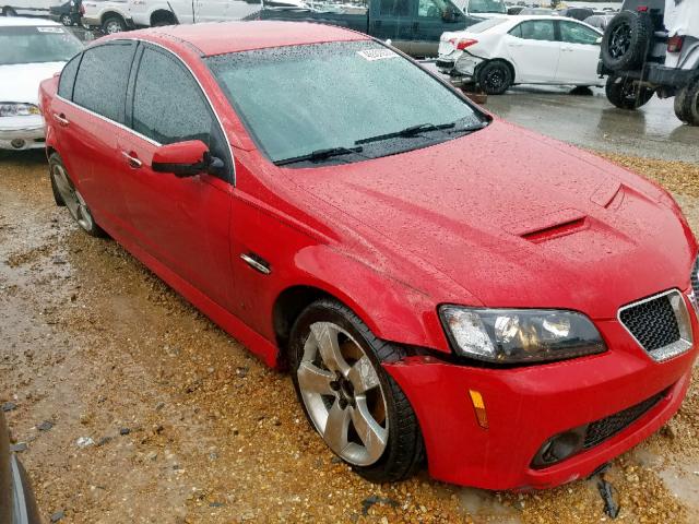 6G2EC57Y89L300779 - 2009 PONTIAC G8 GT RED photo 9