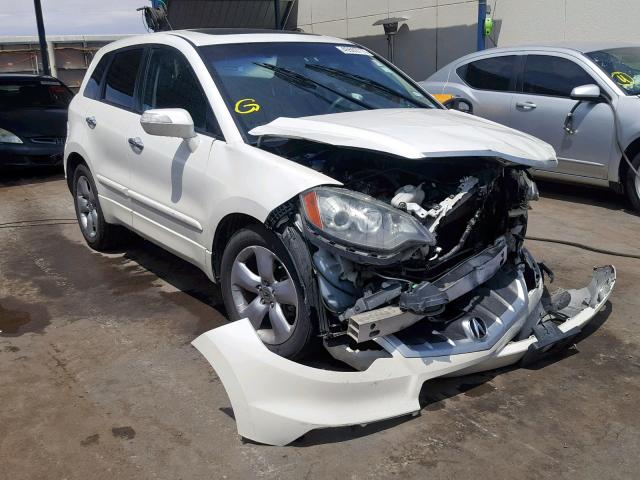 5J8TB18259A001155 - 2009 ACURA RDX WHITE photo 1