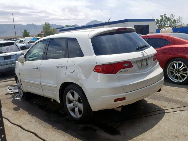 5J8TB18259A001155 - 2009 ACURA RDX WHITE photo 3