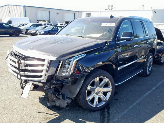 1GYS4BKJ7KR126184 - 2019 CADILLAC ESCALADE L BLACK photo 2