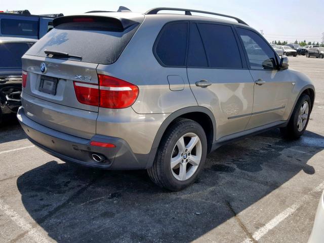 5UXFE43578L021219 - 2008 BMW X5 3.0I BROWN photo 4