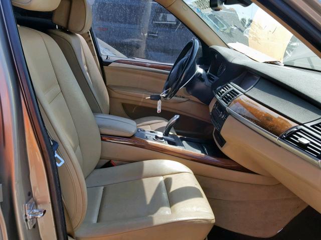 5UXFE43578L021219 - 2008 BMW X5 3.0I BROWN photo 5