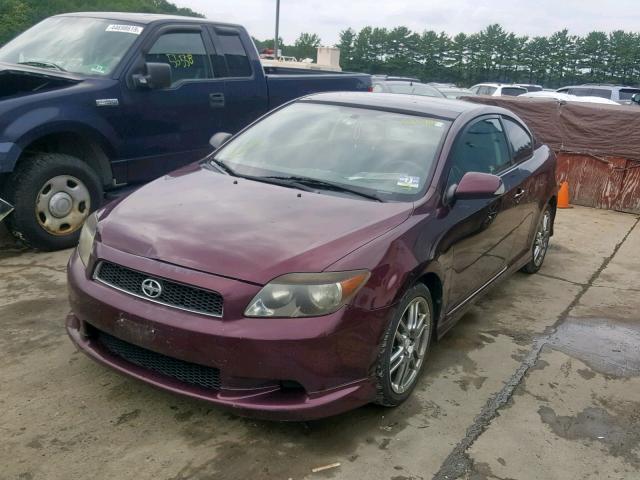 JTKDE177050004447 - 2005 TOYOTA SCION TC იასამნისფერი ფოტო 2