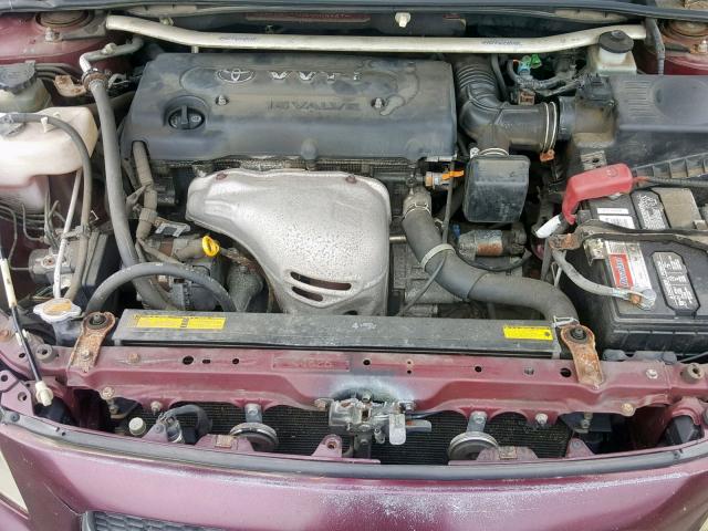 JTKDE177050004447 - 2005 TOYOTA SCION TC იასამნისფერი ფოტო 7