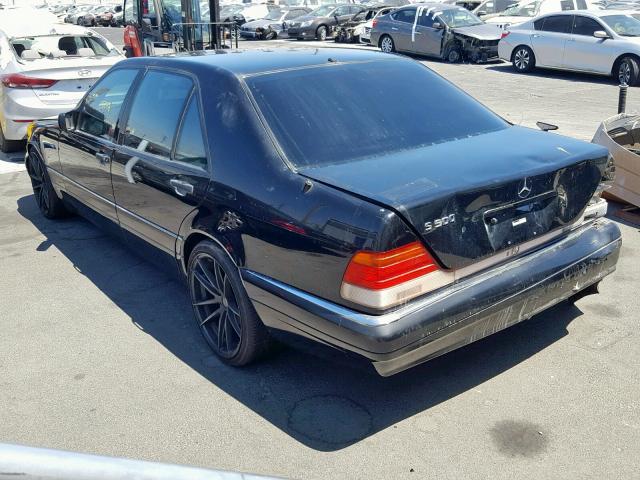 WDBGA51E3SA214642 - 1995 MERCEDES-BENZ S 500 BLACK photo 3