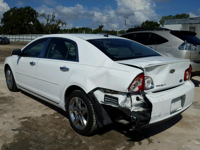 1G1ZC5EB1AF123724 - 2010 CHEVROLET MALIBU 1LT WHITE photo 3