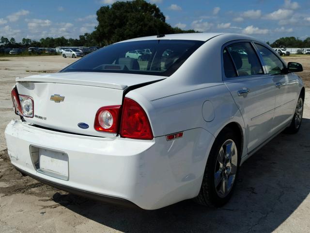 1G1ZC5EB1AF123724 - 2010 CHEVROLET MALIBU 1LT WHITE photo 4