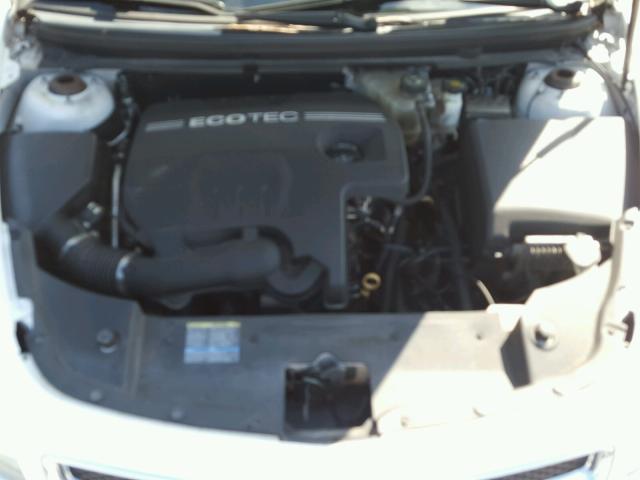 1G1ZC5EB1AF123724 - 2010 CHEVROLET MALIBU 1LT WHITE photo 7