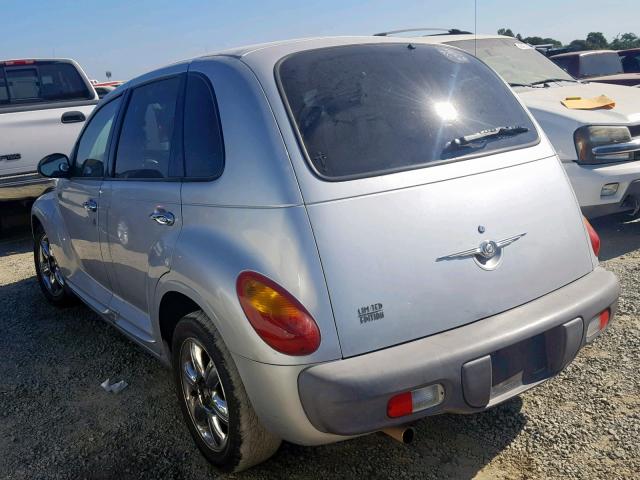 3C8FY68B52T317613 - 2002 CHRYSLER PT CRUISER GRAY photo 3