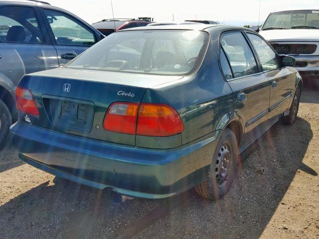 2HGEJ6615YH556934 - 2000 HONDA CIVIC BASE GREEN photo 4