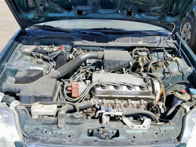 2HGEJ6615YH556934 - 2000 HONDA CIVIC BASE GREEN photo 7