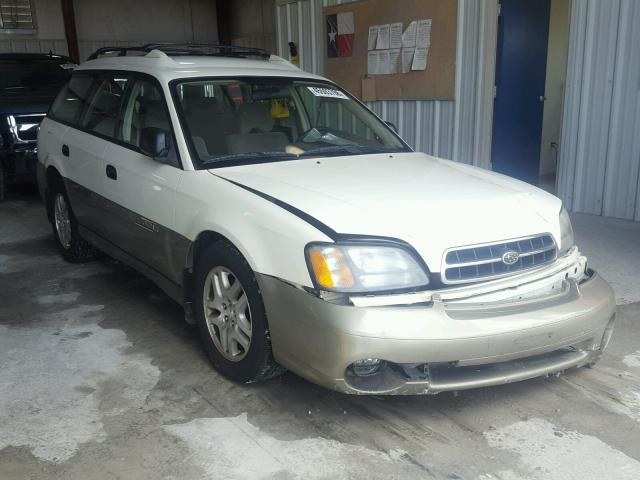 4S3BH665927638779 - 2002 SUBARU LEGACY OUT WHITE photo 1