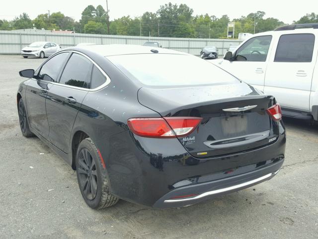 1C3CCCAB8GN154396 - 2016 CHRYSLER 200 LIMITE BLACK photo 3