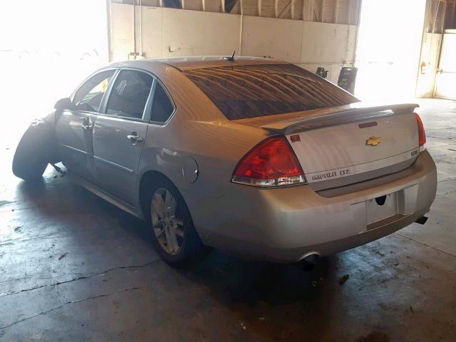 2G1WC5E39D1243990 - 2013 CHEVROLET IMPALA LTZ SILVER photo 3