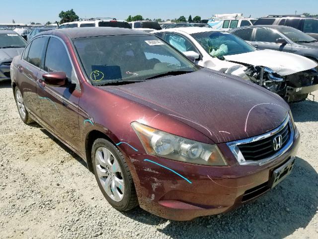 JHMCP26889C011727 - 2009 HONDA ACCORD EXL BURGUNDY photo 1