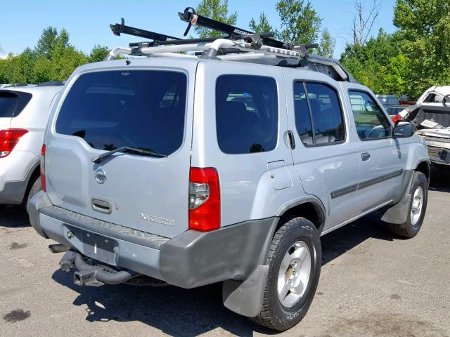 5N1ED28Y03C639817 - 2003 NISSAN XTERRA XE SILVER photo 4