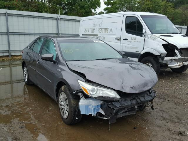 4T1BD1FK4HU213982 - 2017 TOYOTA CAMRY HYBR GRAY photo 1