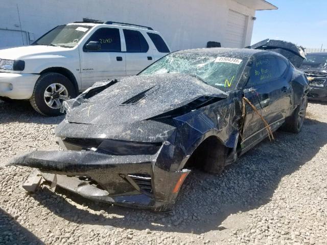 1G1FH1R71H0147747 - 2017 CHEVROLET CAMARO SS BLACK photo 2