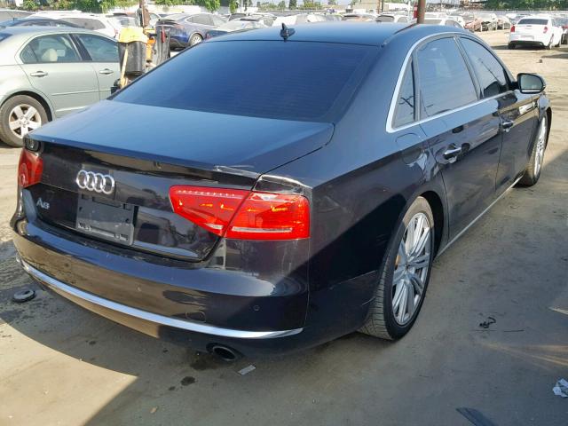 WAURGAFD8DN032090 - 2013 AUDI A8 L QUATT BLACK photo 4