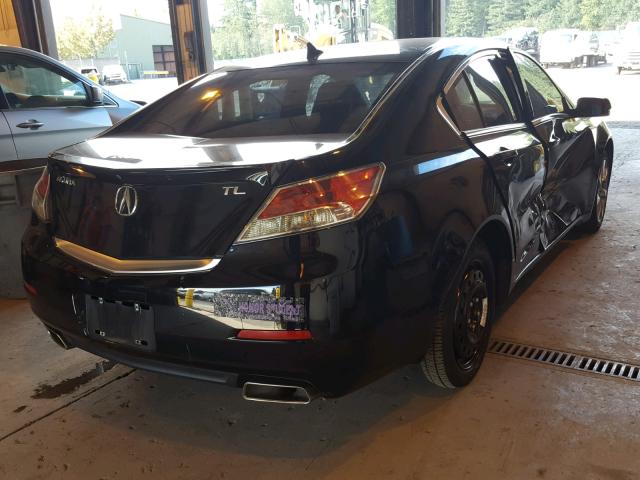 19UUA8F55CA000589 - 2012 ACURA TL BLACK photo 4