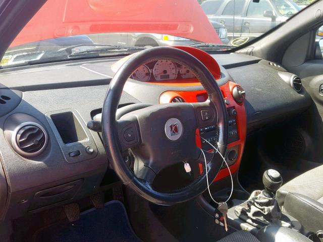 1G8AY11P16Z154357 - 2006 SATURN ION REDLIN RED photo 9