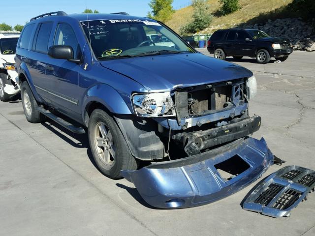 1D8HB48P07F558588 - 2007 DODGE DURANGO SL BLUE photo 1