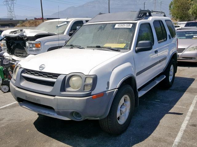 5N1ED28T03C669579 - 2003 NISSAN XTERRA XE WHITE photo 2