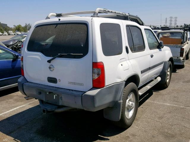 5N1ED28T03C669579 - 2003 NISSAN XTERRA XE WHITE photo 4