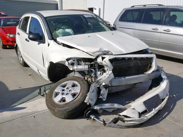 1B3HB28B68D732623 - 2008 DODGE CALIBER WHITE photo 1