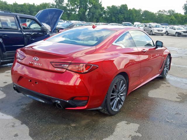 JN1FV7EL0HM702267 - 2017 INFINITI Q60 RED SP RED photo 4