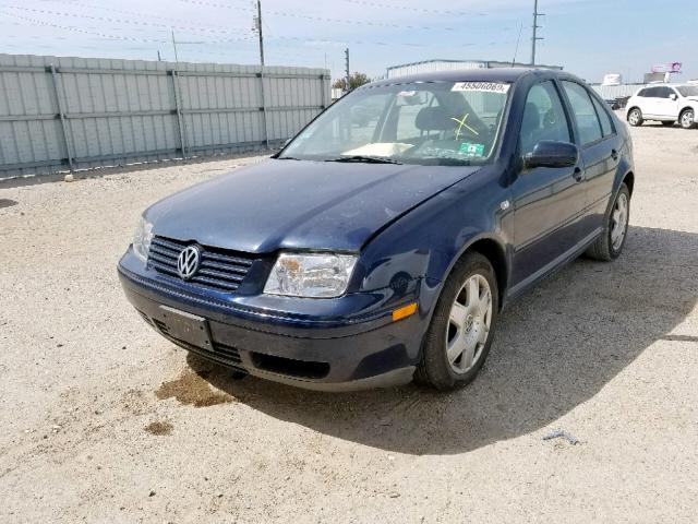 3VWRK69M43M030305 - 2003 VOLKSWAGEN JETTA GL BLUE photo 2