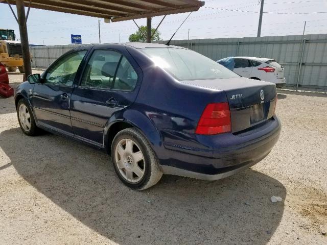 3VWRK69M43M030305 - 2003 VOLKSWAGEN JETTA GL BLUE photo 3