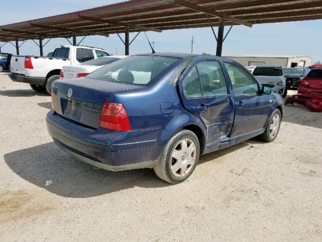 3VWRK69M43M030305 - 2003 VOLKSWAGEN JETTA GL BLUE photo 4