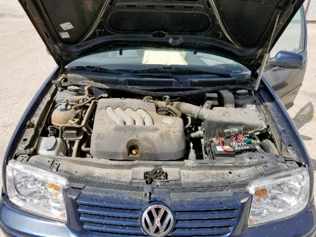 3VWRK69M43M030305 - 2003 VOLKSWAGEN JETTA GL BLUE photo 7