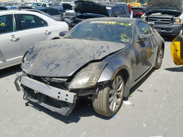 JN1AZ34D14T163918 - 2004 NISSAN 350Z COUPE GRAY photo 2