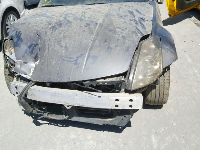 JN1AZ34D14T163918 - 2004 NISSAN 350Z COUPE GRAY photo 9