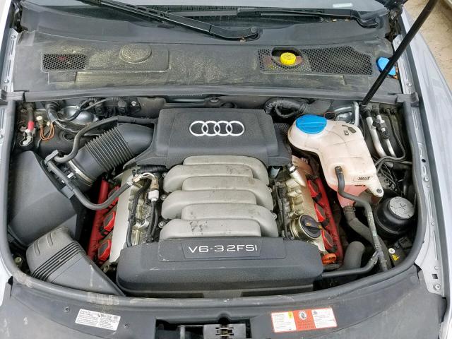 WAUDH74F57N067642 - 2007 AUDI A6 3.2 QUA SILVER photo 7