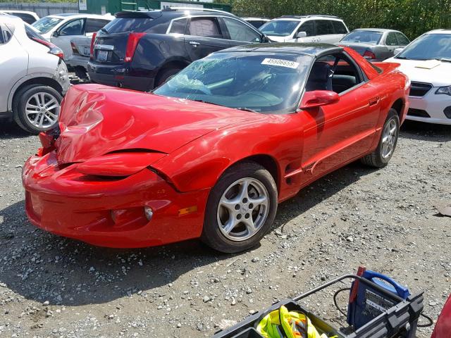 2G2FS22K0X2216958 - 1999 PONTIAC FIREBIRD RED photo 2