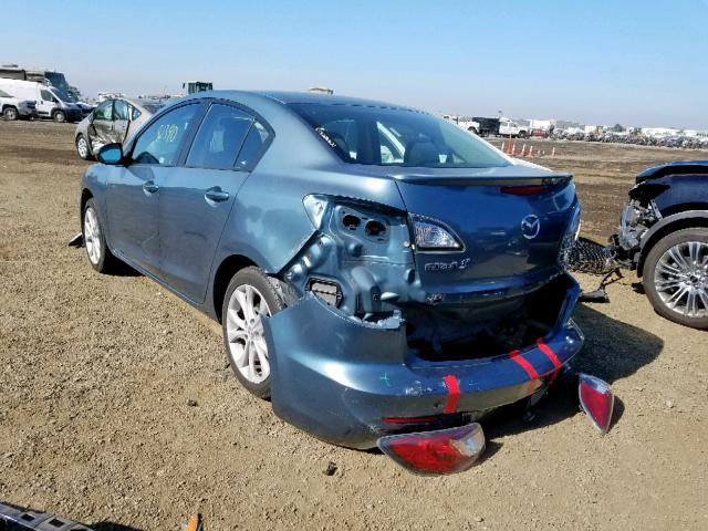 JM1BL1S69A1280780 - 2010 MAZDA 3 S BLUE photo 3